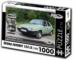 Puzzle RETRO-AUTA Škoda Favorit 135 LS 1000 pièces