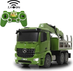 Camion forestier RC Jamara Mercedes-Benz Arocs pour le transport de bois, 1:20, 2,4 GHz