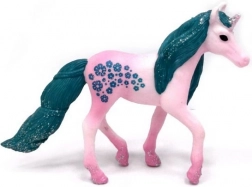 Licorne rose pailletée