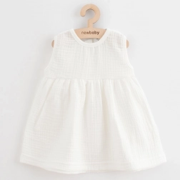 Robe bébé en mousseline New Baby Elizabeth, taille 56 (0–3 mois)