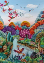 Heye Puzzle Jardin exotique : Paradis floral 500 pièces
