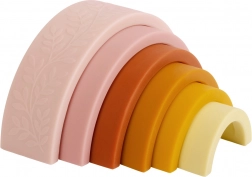 A Little Lovely Company arc-en-ciel Montessori à empiler – Coucher de soleil