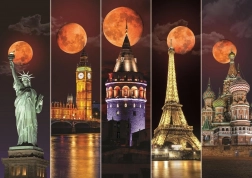 Puzzle Lune rouge 1500 pièces ART PUZZLE