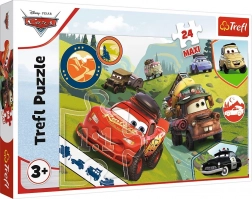 Puzzle 24 Maxi Voitures joyeuses Disney Cars 3