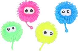 Balle lumineuse avec yeux 9 cm