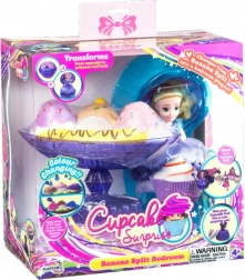 Cupcake Surprise – dessert à la banane se transformant en princesse et chambre