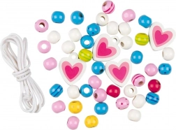 Goki perles en bois à enfiler pour enfants
