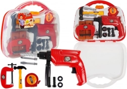 Set d’outils pour enfants dans une valisette avec perceuse et vis