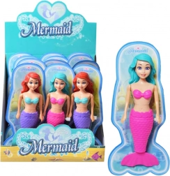 poupée sirène avec nageoire mobile 18 cm