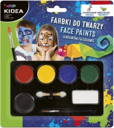 Set de peintures pour le visage Kidea - 1 pièce