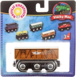 Wagon de marchandises fermé en bois Maxim