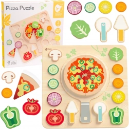 CLASSIC WORLD Pizza en bois à découper, puzzle 22 pièces