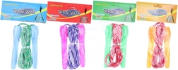 Corde à sauter en plastique colorée 2,4 m
