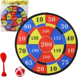 Cible à velcro avec évaluation par points