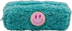 trousse en peluche Teddy turquoise STNUX