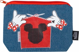 Trousse en jean avec motif MINNIE