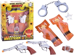 Set de jeu de cow-boy avec revolvers