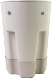 Shnuggle Ellie Panier de rangement pour jouets de bain taupe - 1 pièce