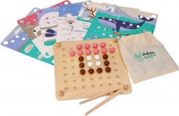 Jeu moteur en bois avec billes – animaux de l’Arctique (ADAM TOYS)