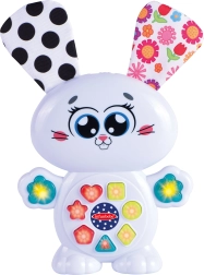 Lapin interactif avec effets 18 cm