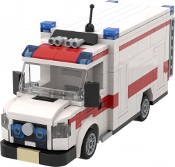 Brixies Plus ambulance avec brancard, 430 pièces