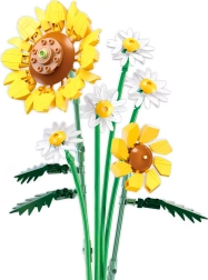 sluban flowers tournesols et marguerites set de construction