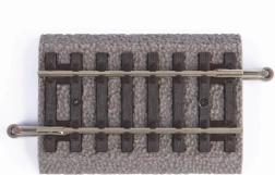 Piko rail droit G62 avec ballast H0