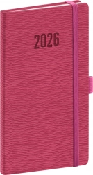 Agenda de poche Rivoli 2026 rose