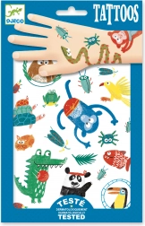 Tatouages temporaires animaux de la jungle – DJECO