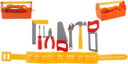 Set d’outils pour enfants dans une boîte en plastique avec ceinture, 9 pièces