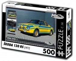 puzzle retro-auta škoda 130 rs 500 pièces