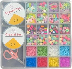 Set de perles avec organiseur, 26 compartiments