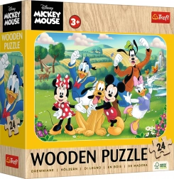 Puzzle en bois MICKEY ET SES AMIS 24 pièces