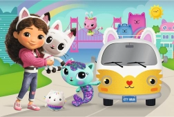 Puzzle La Maison féline de Gabby – Gabby et les aventures des chatons 60 pièces