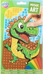 Set de mosaïque créative dinosaure – mosaïque métallique A5