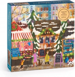 puzzle feuille marché de Noël 1000 pièces GALISON Joy Laforme