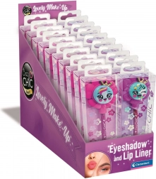 Crazy Chic fards à paupières floraux et crayon de Clementoni (assortiment)