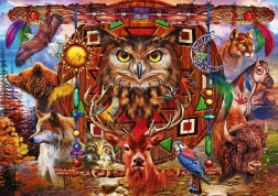 Puzzle Totem Animal 4000 pièces