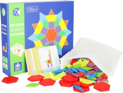 Puzzle mosaïque en bois Montessori de 155 pièces