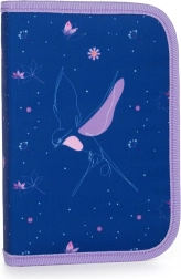 Trousse scolaire OXY GO Fleurs, 1 étage, 2 rabats