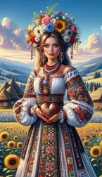 Peinture diamant – fille aux tournesols 30 × 40 cm