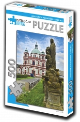 Puzzle Jablonné v Podještědí – basilique, édition touristique, 500 pièces
