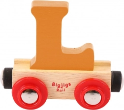Train en bois Bigjigs Rail avec la lettre L
