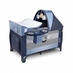 Lit parapluie Sven Plus de Lionelo – Bleu