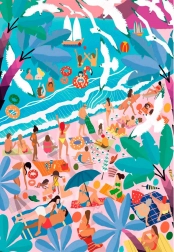 Puzzle Clementoni Dimanche à la plage 1000 pièces