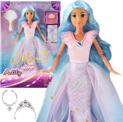 Woopie poupée Lili – sirène avec accessoires