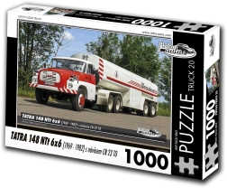 Puzzle retro-autos camion Tatra 148 NTT 6x6 avec semi‑remorque – 1000 pièces