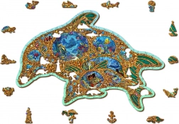 Puzzle en bois WOODEN CITY Joyaux de la mer – 250 pièces, éco