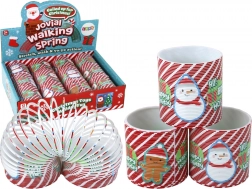 ressort culte rouge‑blanc à motif festif 6 cm