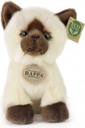 Chat siamois en peluche 18 cm écologique